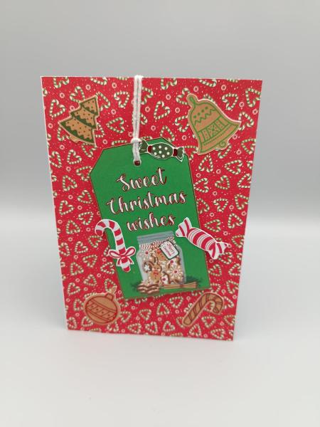 Weihnachtskarte "Sweet Christmas Wishes"